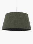 John Lewis Boucle Tapered Ceiling Lampshade, Green