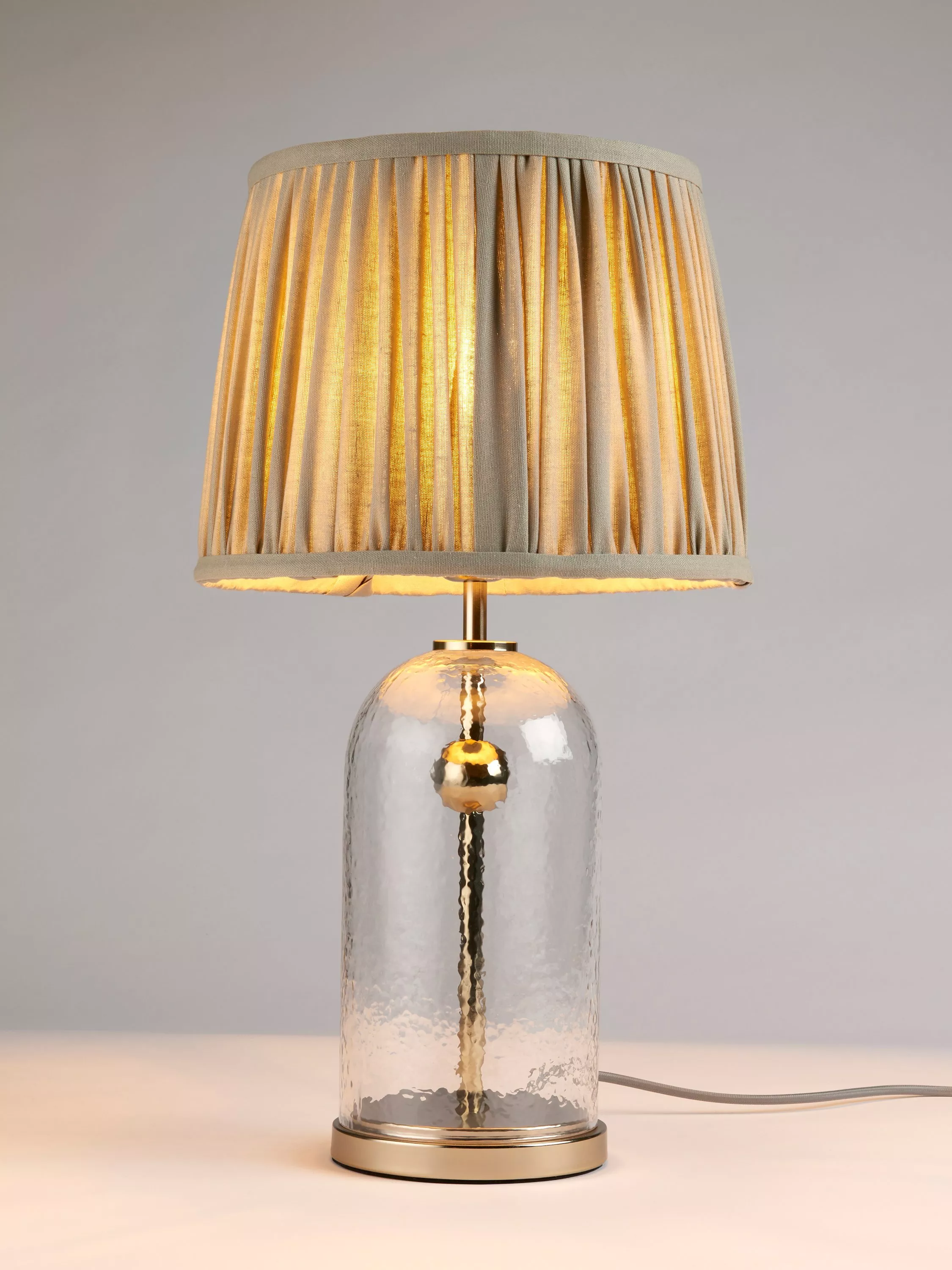 John Lewis Chalice Table Lamp, Warm Brushed Brass