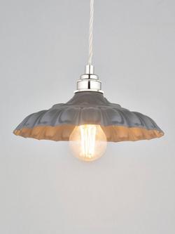 John Lewis ANYDAY Sylvie Metal Ceiling Shade, Heritage Grey