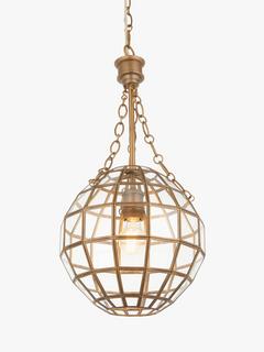 John Lewis Diya Ceiling Pendant Light, Brass