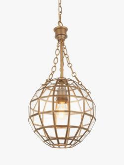 John Lewis Diya Ceiling Pendant Light, Brass, Brass