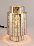 John Lewis Mercury Tune Table Lamp, Nickel Effect