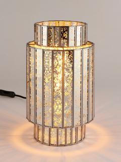 John Lewis Mercury Tune Table Lamp, Nickel Effect
