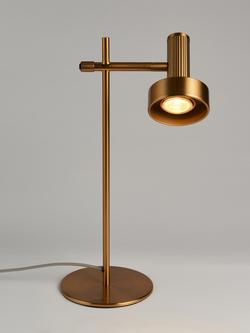 John Lewis Leighton Task Lamp, Warm Antique Brass, Warm Brass