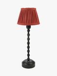 John Lewis Carlita Rechargable Table Lamp, Black