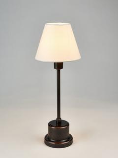 John Lewis Grainger Rechargable Portable Table Lamp, Oil Rubbed Bronze