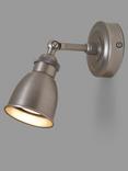 John Lewis Baldwin Single Spotlight, Pewter