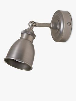John Lewis Baldwin Single Spotlight - view 2, Pewter
