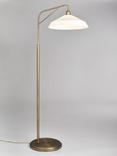 John Lewis Alexandra Glass Floor Lamp, Opal