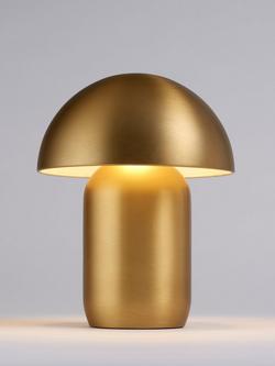 John Lewis Mushroom Rechargeable Dimmable Table Lamp, Metallics