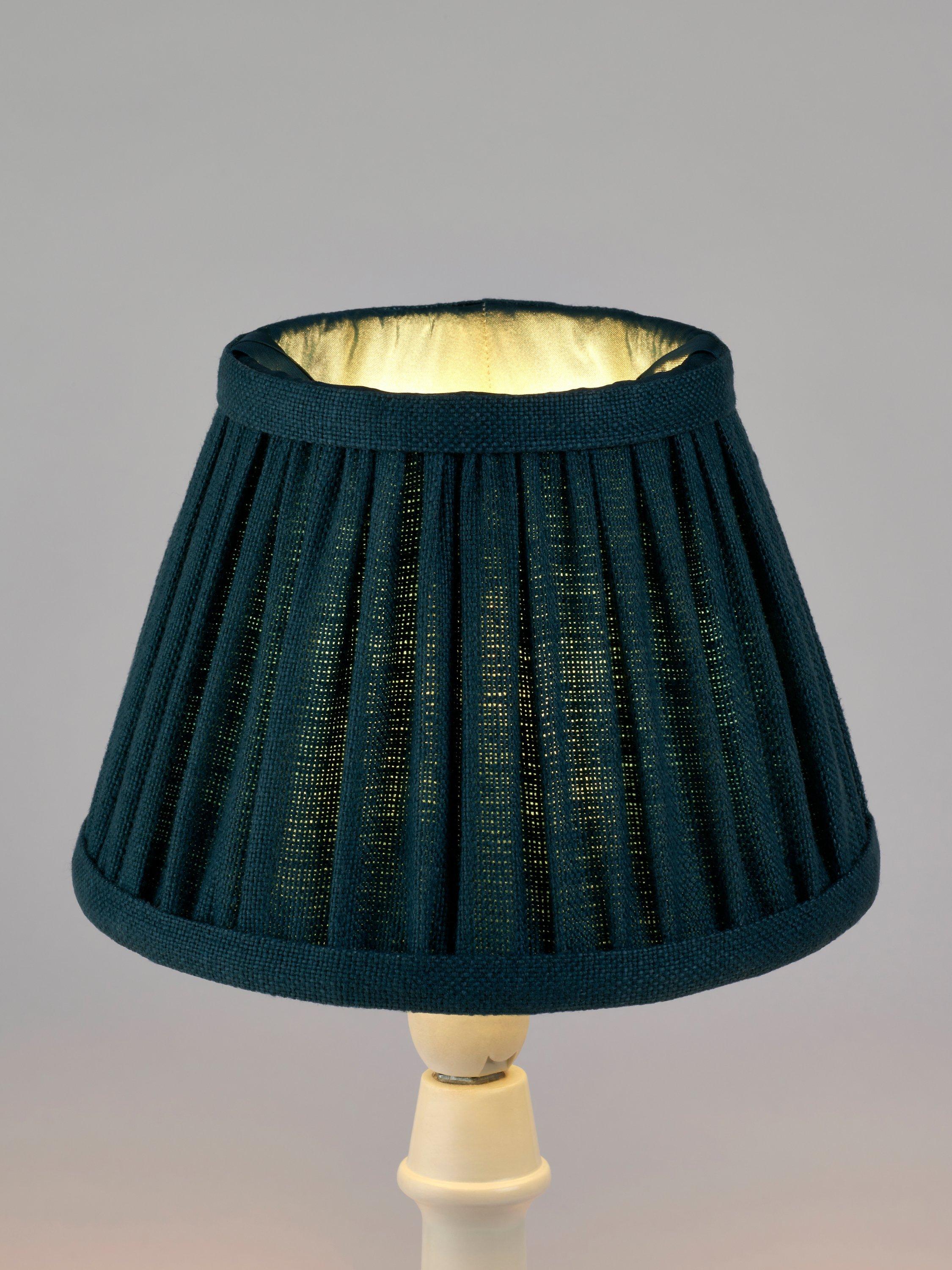 John Lewis Sophia Pleated Candle Lampshade Teal