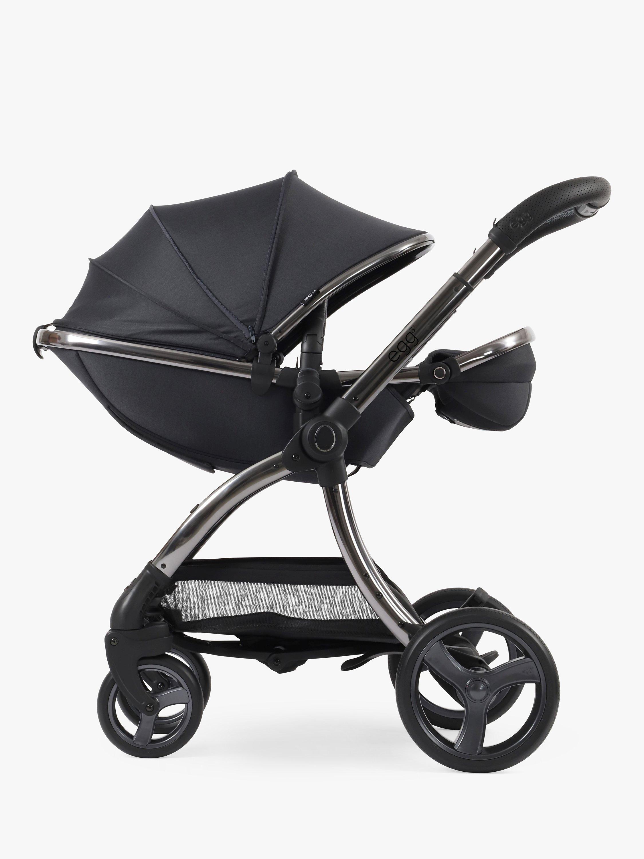 egg 3 Stroller and Liner Carbonite