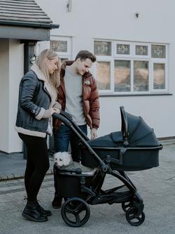 egg Pushchair Pet Basket, Black - view 2, Black