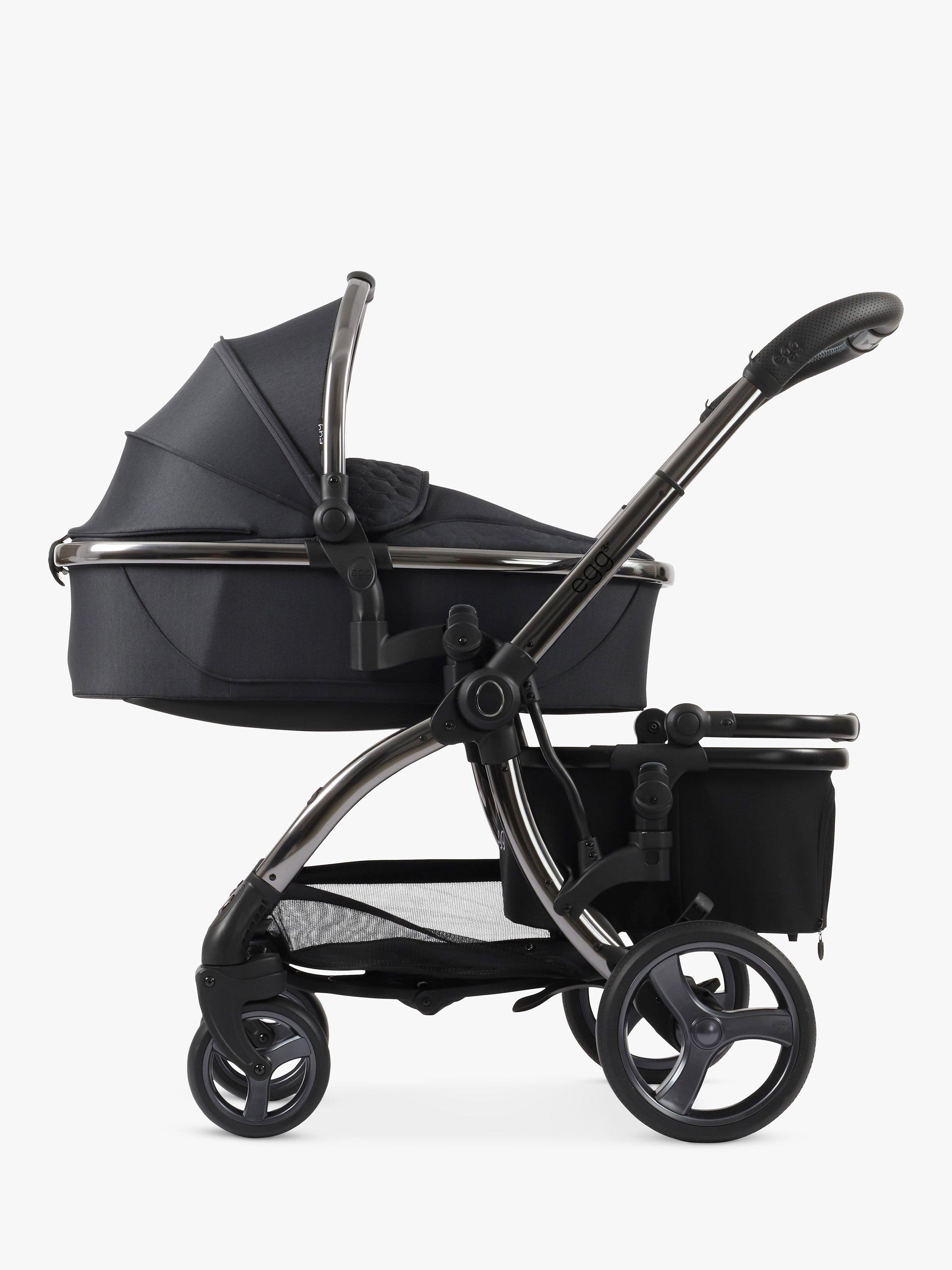 egg Pushchair Pet Basket Black