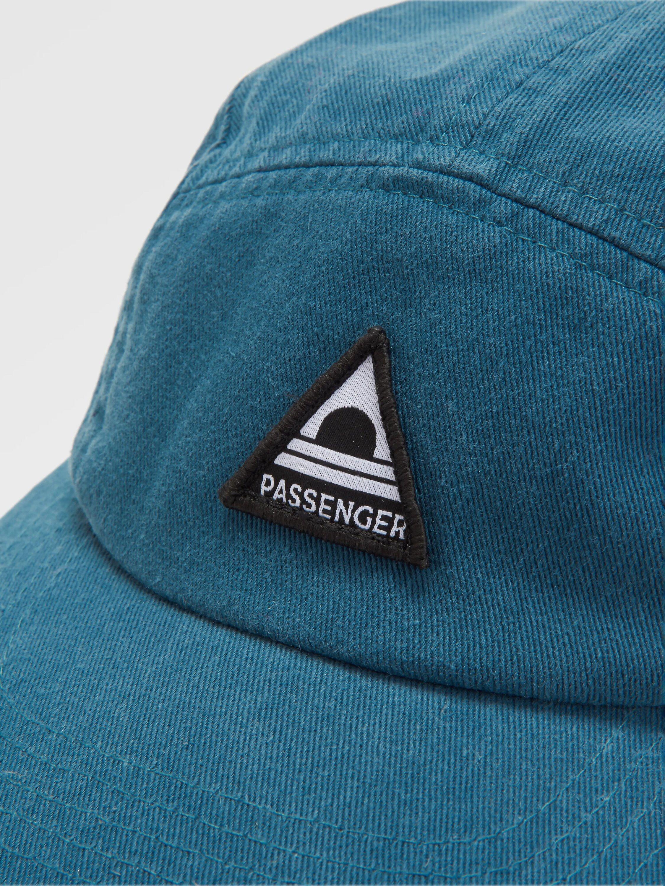 Passenger Fixie Recycled Cotton Twill Cap, Tidal Blue