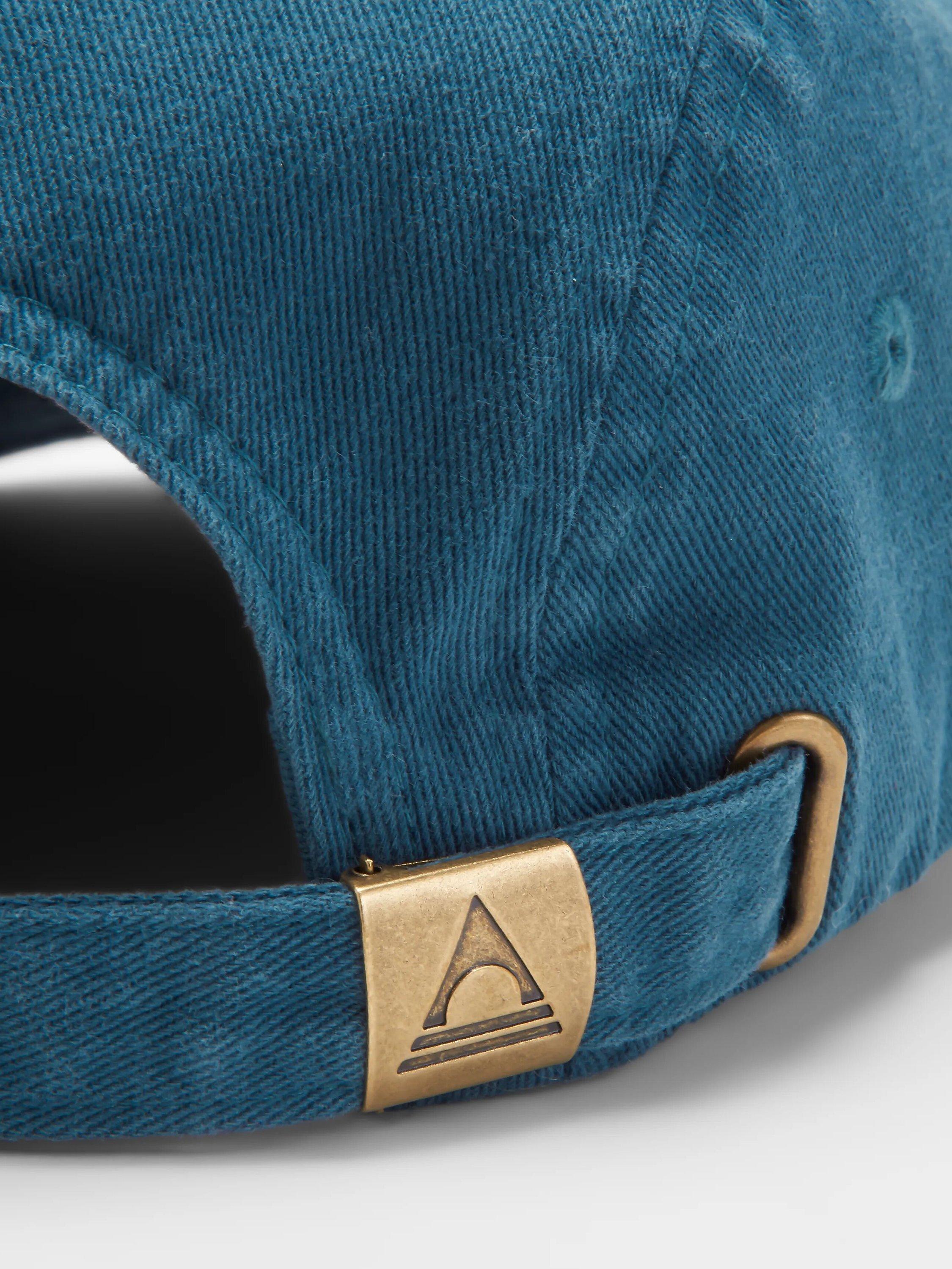 Product image 4 of 4, which shows Passenger Fixie Recycled Cotton Twill Cap, Tidal Blue