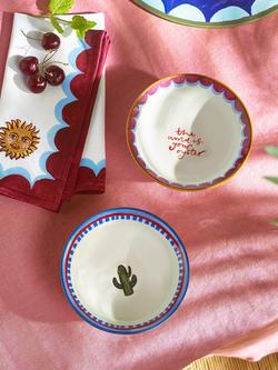 Eleanor Bowmer Electric Coast Star Stoneware Dip Bowls, Set of 2, 14cm, Multi - view 2, Multi