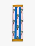 Eleanor Bowmer Electric Coast Palm Table Runner, 200cm, Blue/Multi