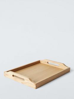 John Lewis Wood Tray, Medium, FSC-Certified (Oak Wood), Natural, Natural