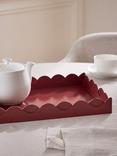 John Lewis Scalloped Bubble Lacquer Tray, FSC-Certified (MDF)