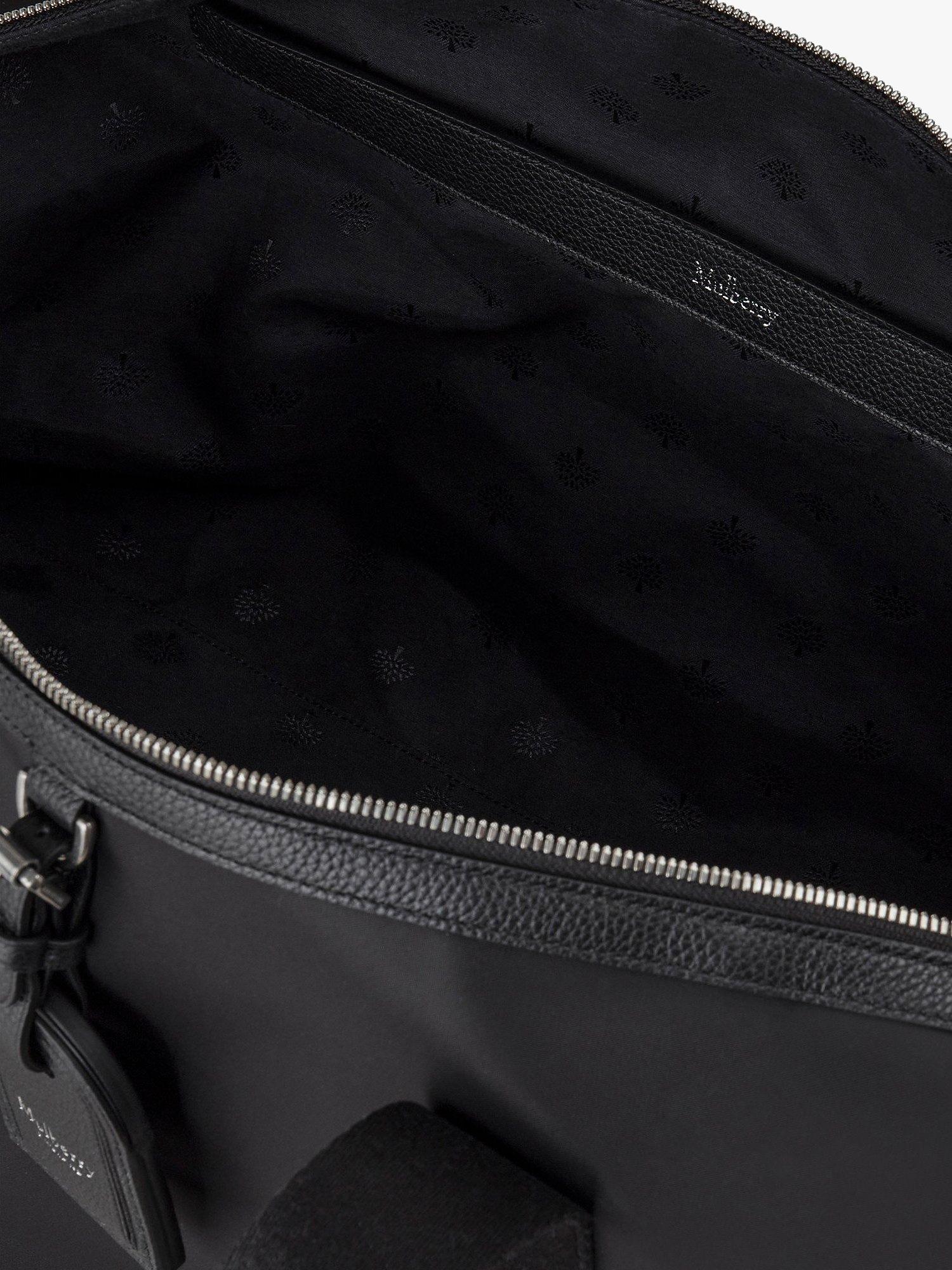 Product image 4 of 7, which shows Mulberry Medium Clipper Travel Bag, Black