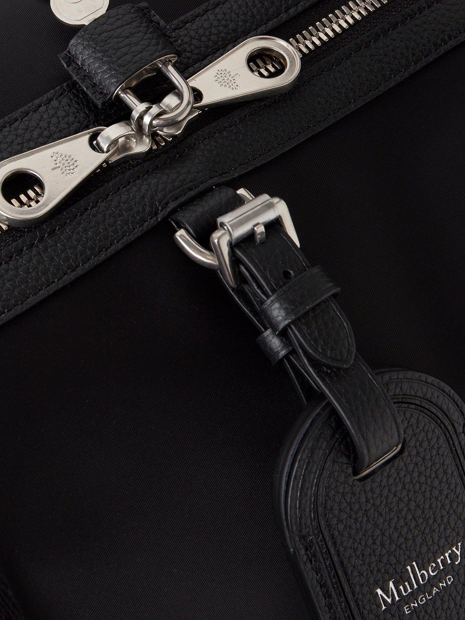 Product image 5 of 7, which shows Mulberry Medium Clipper Travel Bag, Black