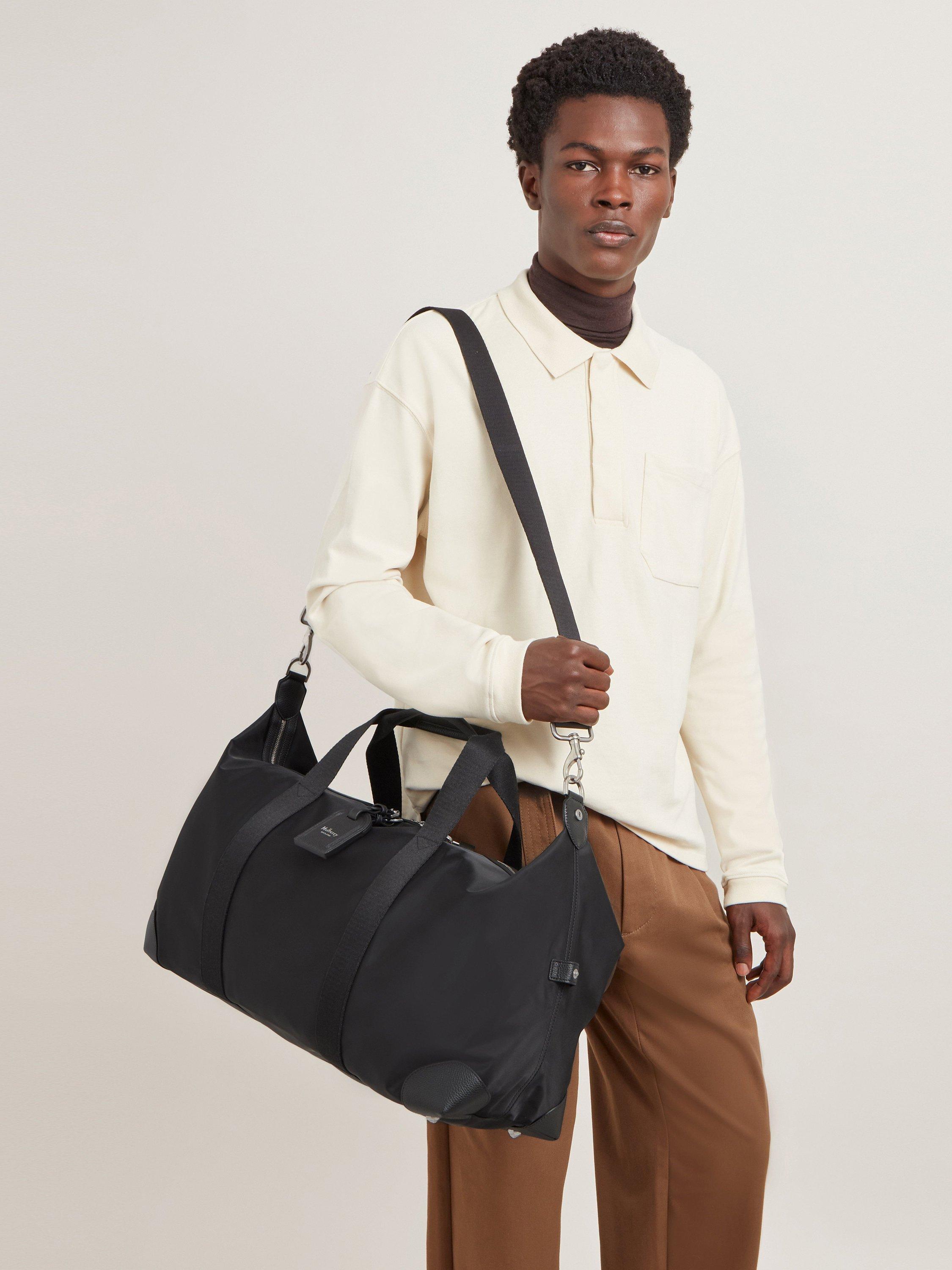 Product image 7 of 7, which shows Mulberry Medium Clipper Travel Bag, Black