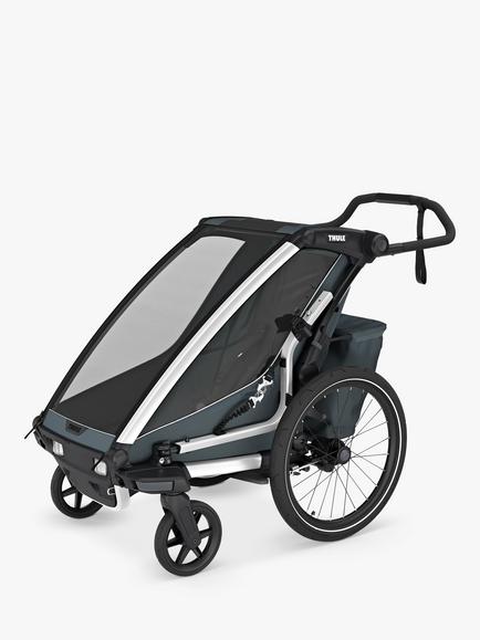 Thule Chariot Cross Activity Trailer Stroller, Single, Dark Slate, Dark Slate
