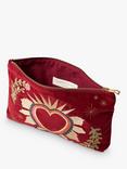 Elizabeth Scarlett Sacred Heart Pouch, Rouge