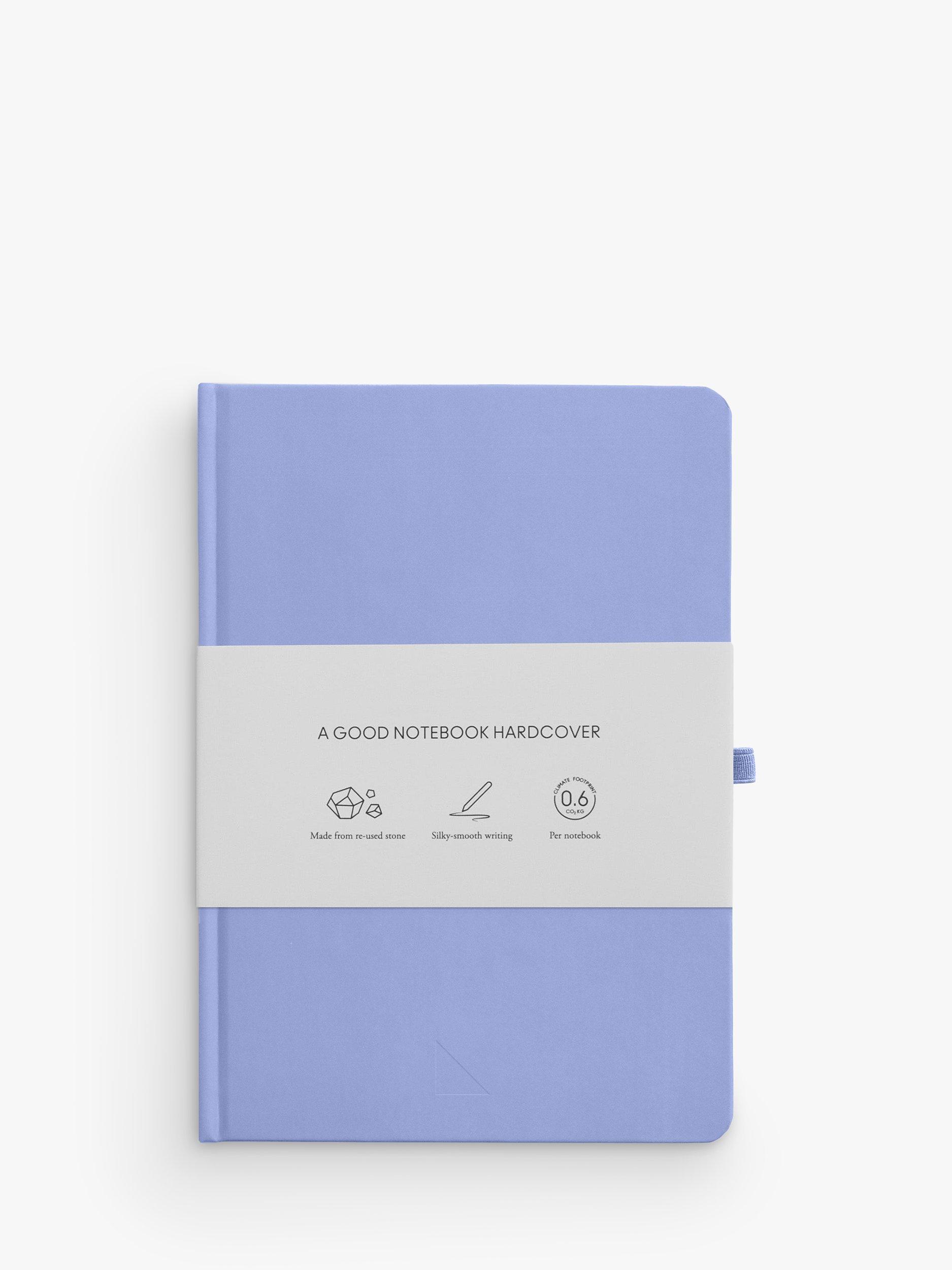 A Good Company A5 Recycled Stone Hardcover Notebook, Blue