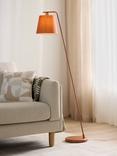 John Lewis Harry Floor Lamp, Auburn