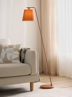 John Lewis Harry Floor Lamp - view 2, Auburn