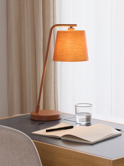 John Lewis Harry Table Lamp - view 2, Auburn