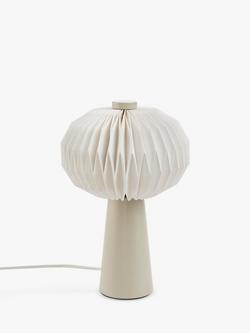 John Lewis Issie Table Lamp, Black - view 2, Griege