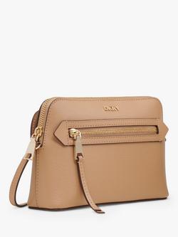 DKNY Bryant Dome Leather Cross Body Bag - view 2, Capuccino