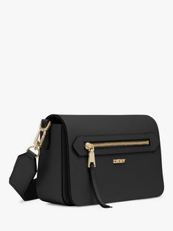 DKNY Bryant Avenue Leather Cross Body Bag - view 2, Black