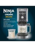 Ninja CREAMi Deluxe 10-in-1 Ice Cream & Frozen Drink Maker, Black/Silver