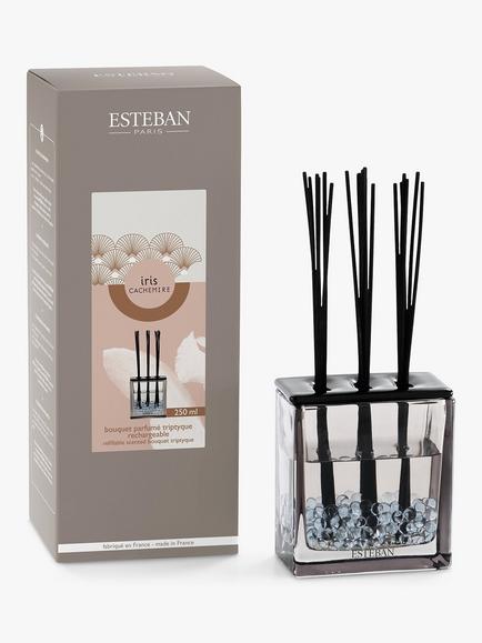 Esteban Iris Cashmere Refillable Scented Bouquet Triptyque Reed Diffuser, 250ml - view 2, Multi