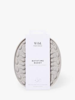 Wild For Dogs Bathtime Buddy Lickmat, Grey, Grey