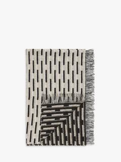 John Lewis Shetland Base Throw, Putty
