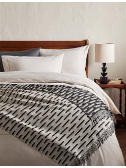 John Lewis Shetland Base Throw - view 2, Putty