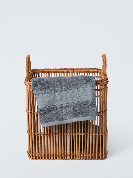 John Lewis Mid-Century Woven Rattan Basket, Large - view 2, 