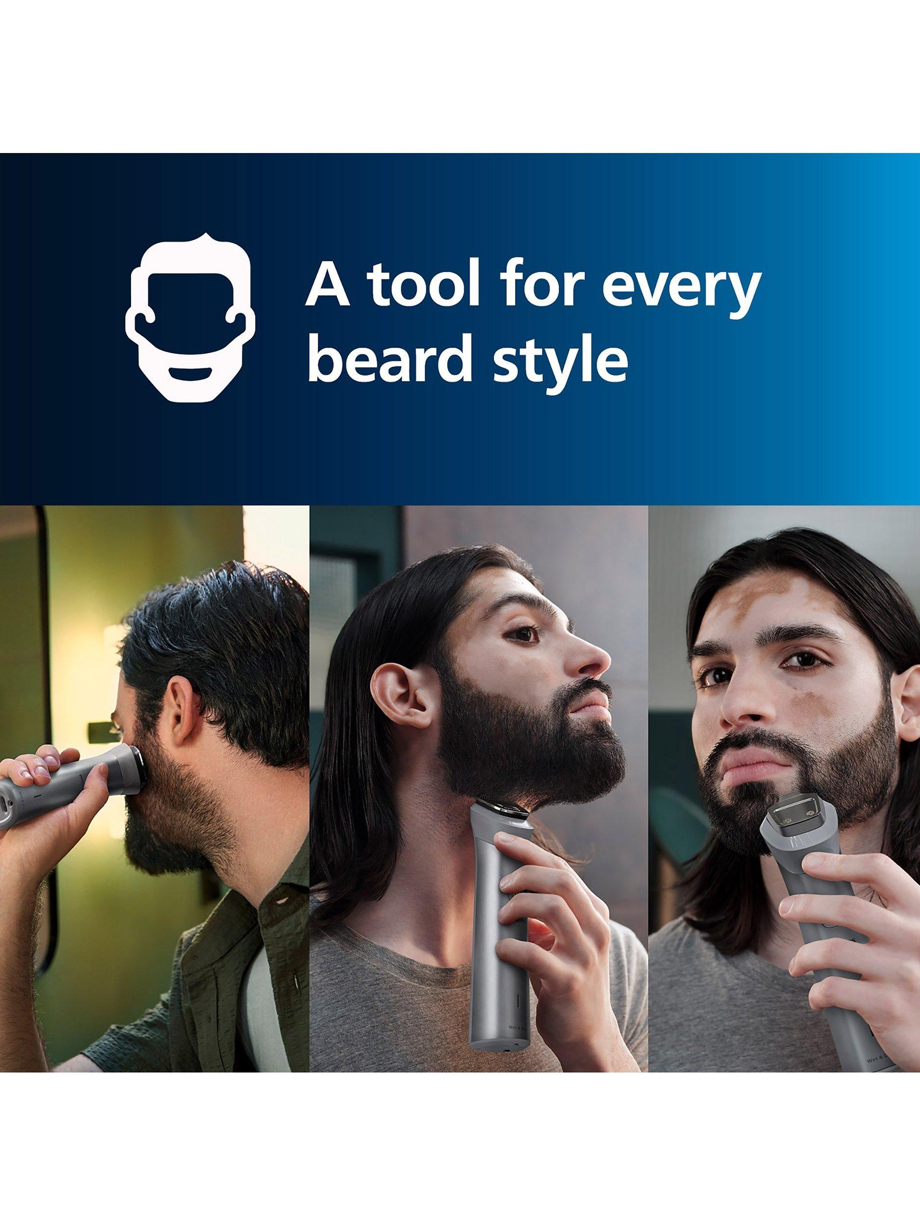 Product image 4 of 11, which shows Philips Series 5000 MG5920/15, 10-in-1 Multi Grooming Hair, Body & Beard Trimmer, Steel