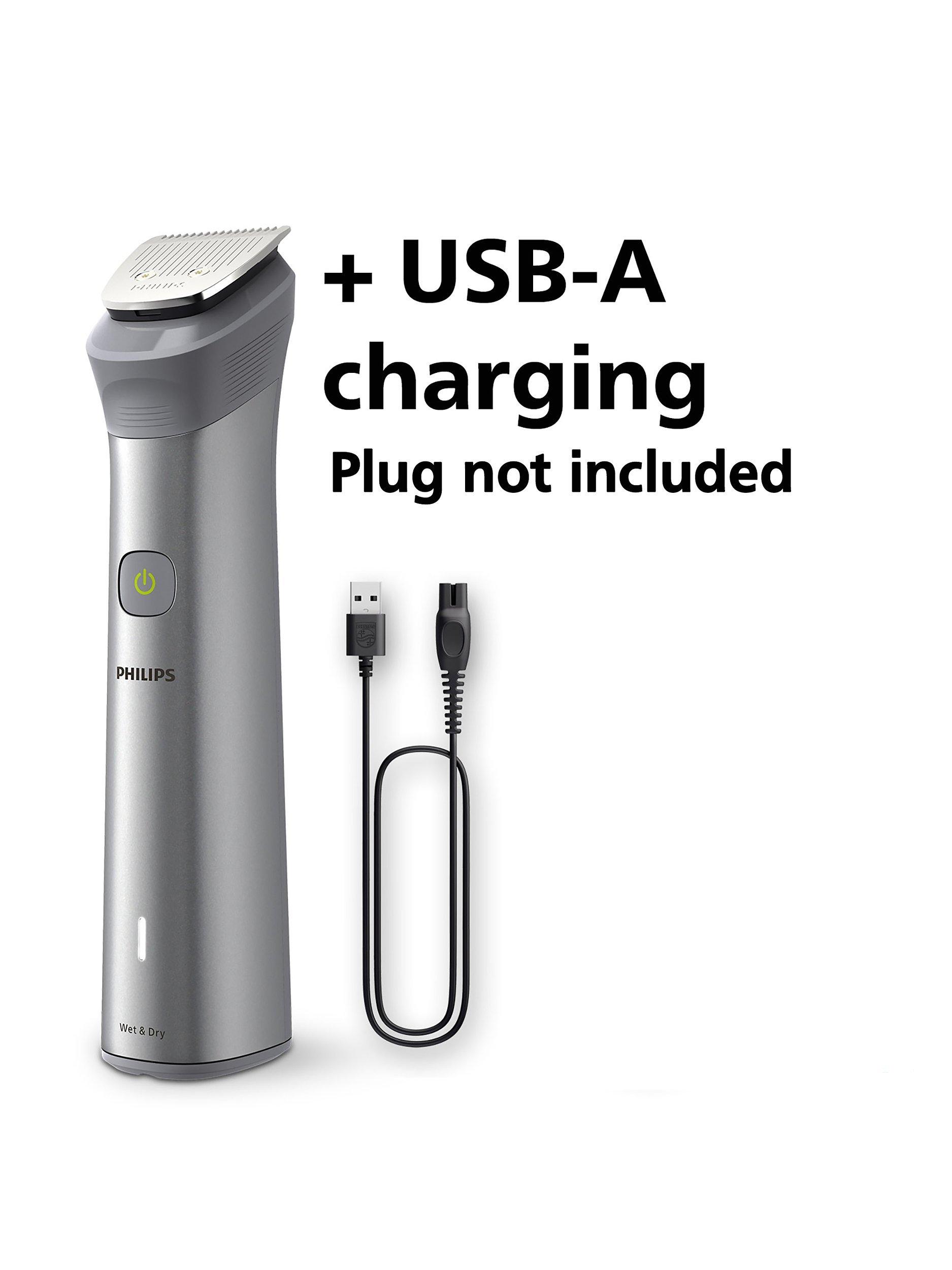 Product image 5 of 11, which shows Philips Series 5000 MG5920/15, 10-in-1 Multi Grooming Hair, Body & Beard Trimmer, Steel