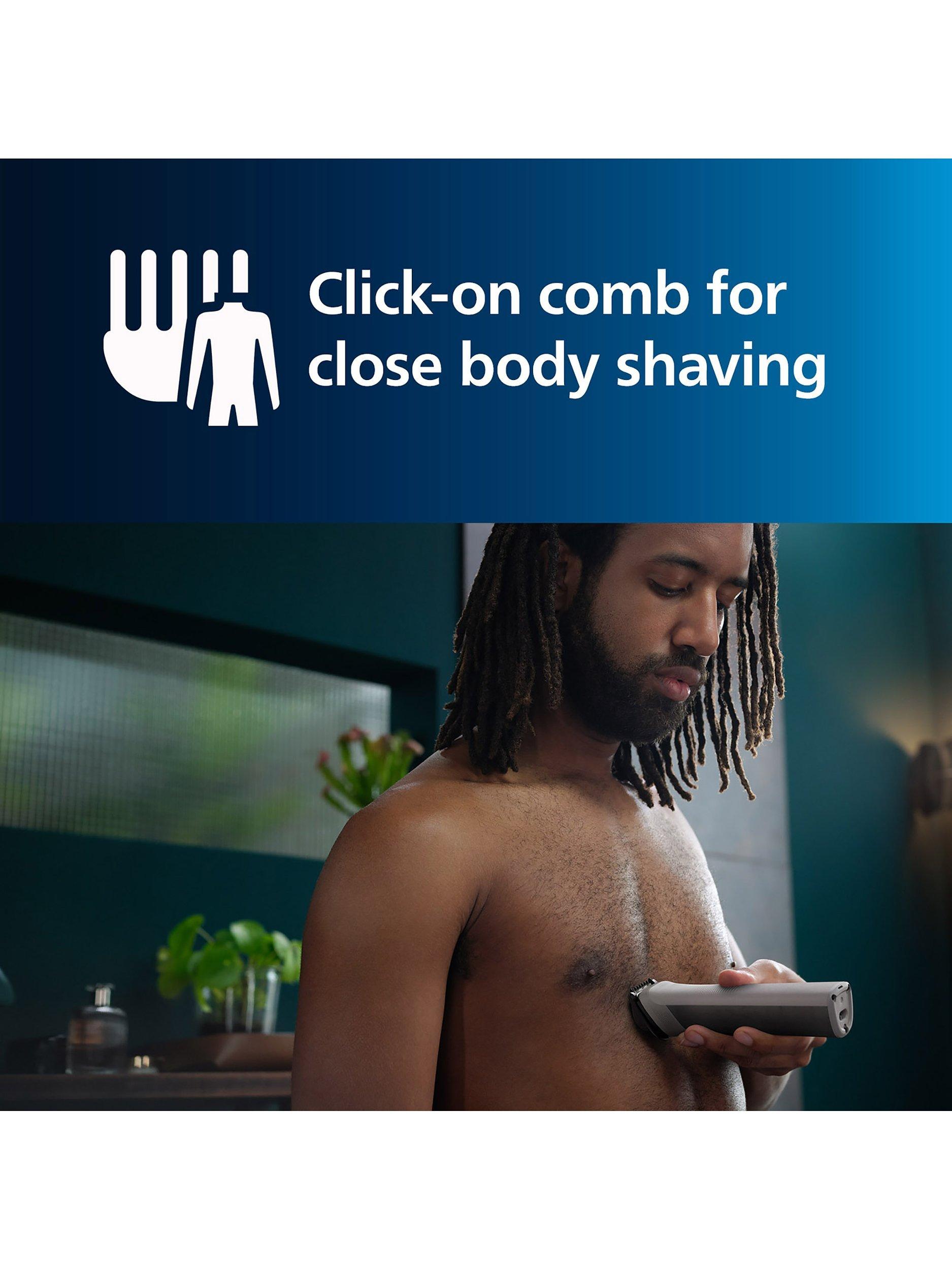 Product image 9 of 11, which shows Philips Series 5000 MG5920/15, 10-in-1 Multi Grooming Hair, Body & Beard Trimmer, Steel