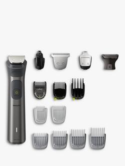Philips Series 7000 MG7940/15 15-in-1 Multi Grooming Hair, Body & Beard Trimmer, Brushed Chrome, Brushed Chrome