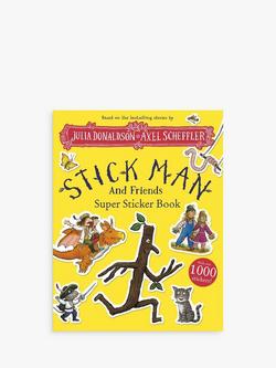 Julia Donaldson Stick Man and Friends Super Sticker Book, Yellow