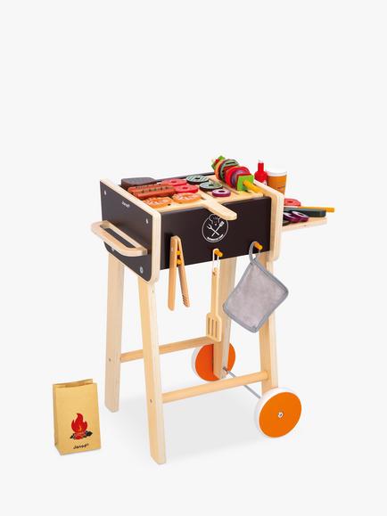 Janod Wooden Barbecue Playset, Multi