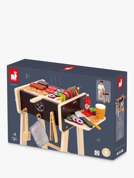 Janod Wooden Barbecue Playset - view 2, Multi