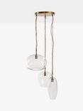 nkuku Otoro Cluster Pendant Ceiling Light, Clear